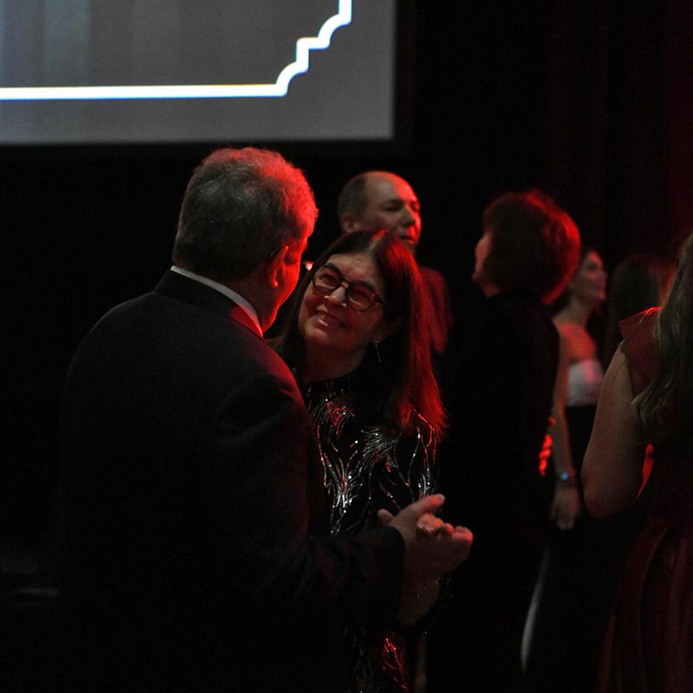 Attendees at the Scholarship Ball dancing